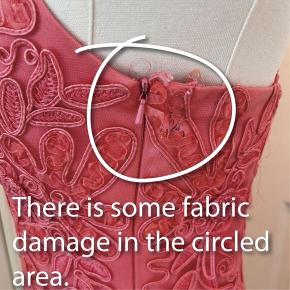 Sue Wong Soutache Asymmetrical Dress Size 4 - Picture 6 of 10